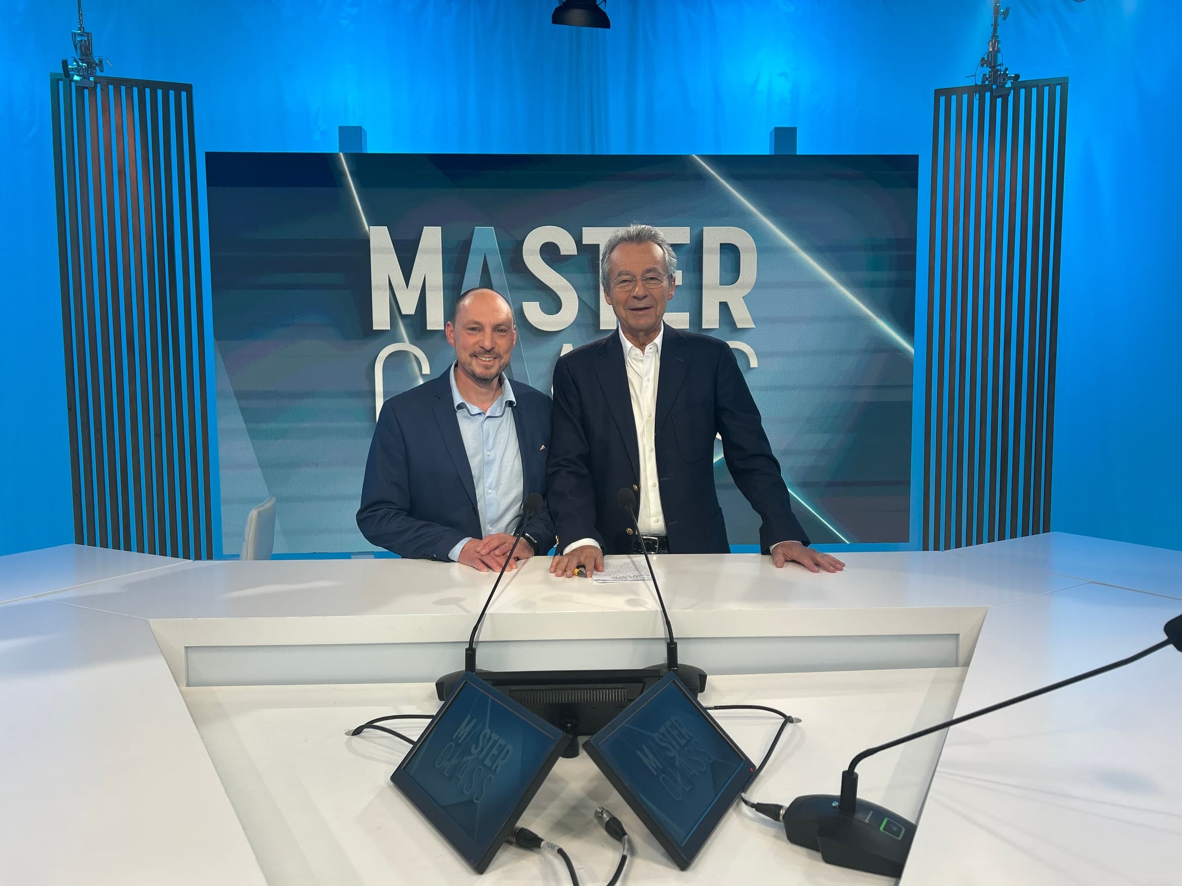 Yannick Leclerc interviewé par Michel Denisot pour Le Point
