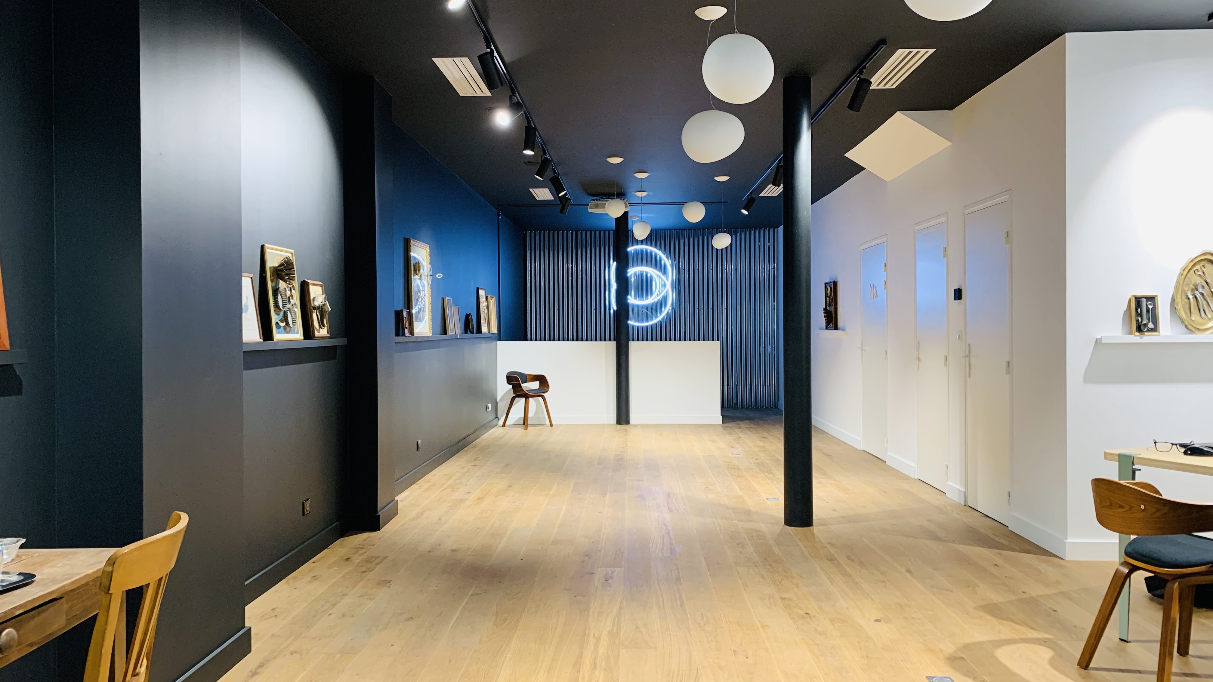 L'espace du 3ème Cercle : galerie d'art et cuisine professionnelle, Paris 11